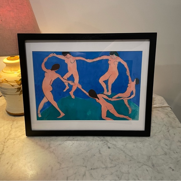Henri Matisse La Danse I The Dance 15x12 Modern Art Black Framed Print Wall Art - Picture 1 of 3